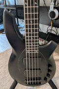 Used Ernie Ball Music Man Bongo 5 HH - Stealth Black