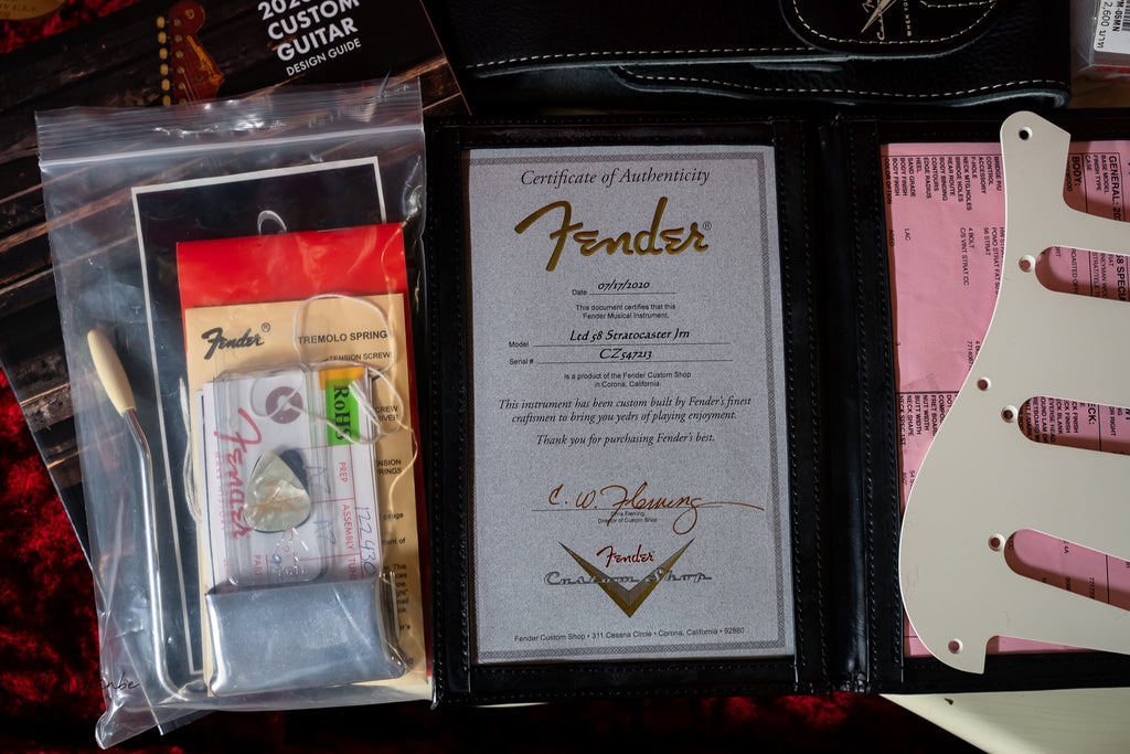 Fender Custom Shop Limited Edition '58 Special Stratocaster Journeyman Relic Aged Olympic White