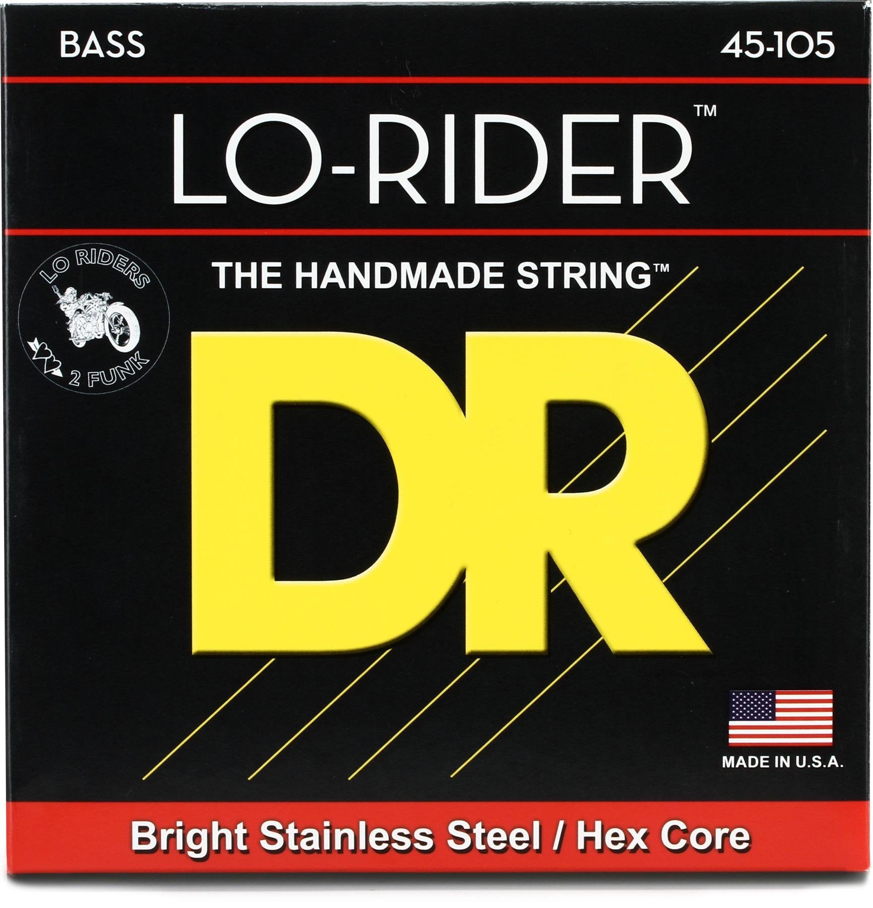 Dr Lo-Rider Stainless 4 Strings (45-105)