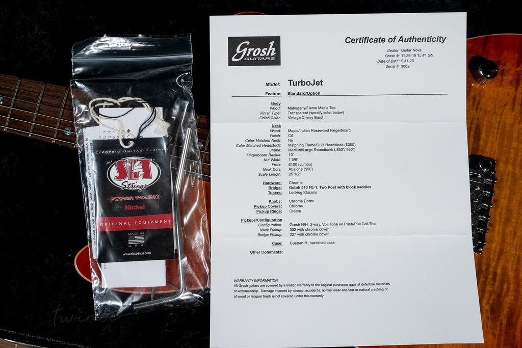 Don Grosh TurboJet - Vintage Cherry Burst