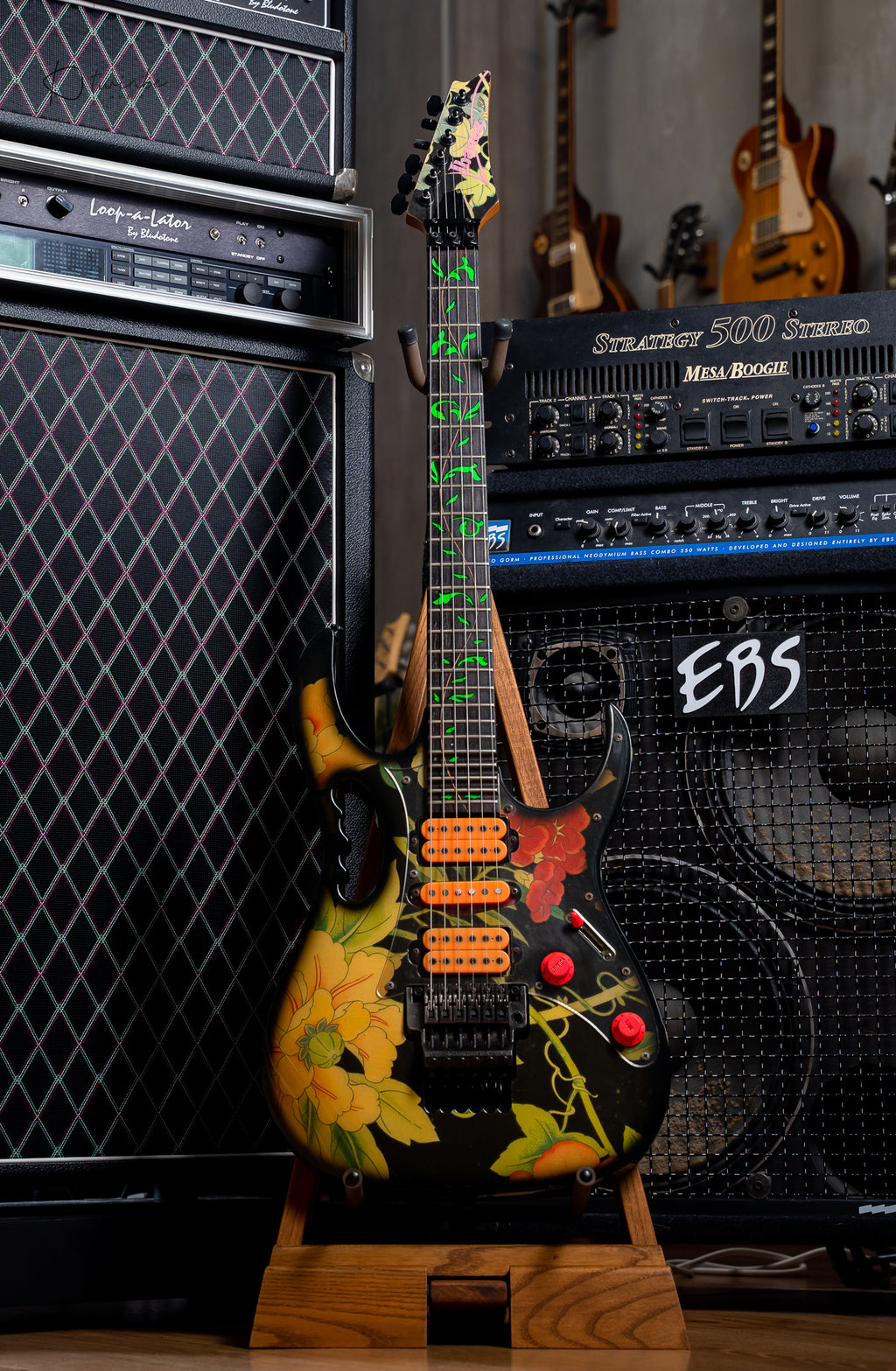 Ibanez JEM77-FP Steve Vai Signature (Floral Pattern)