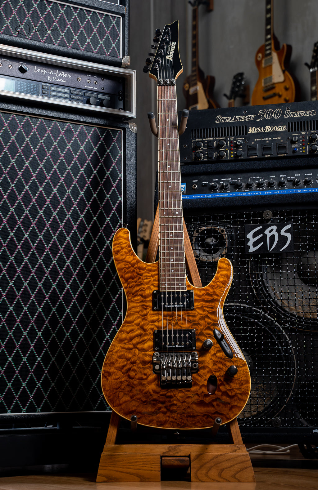 Ibanez S Prestige S5420QD Tiger Eye