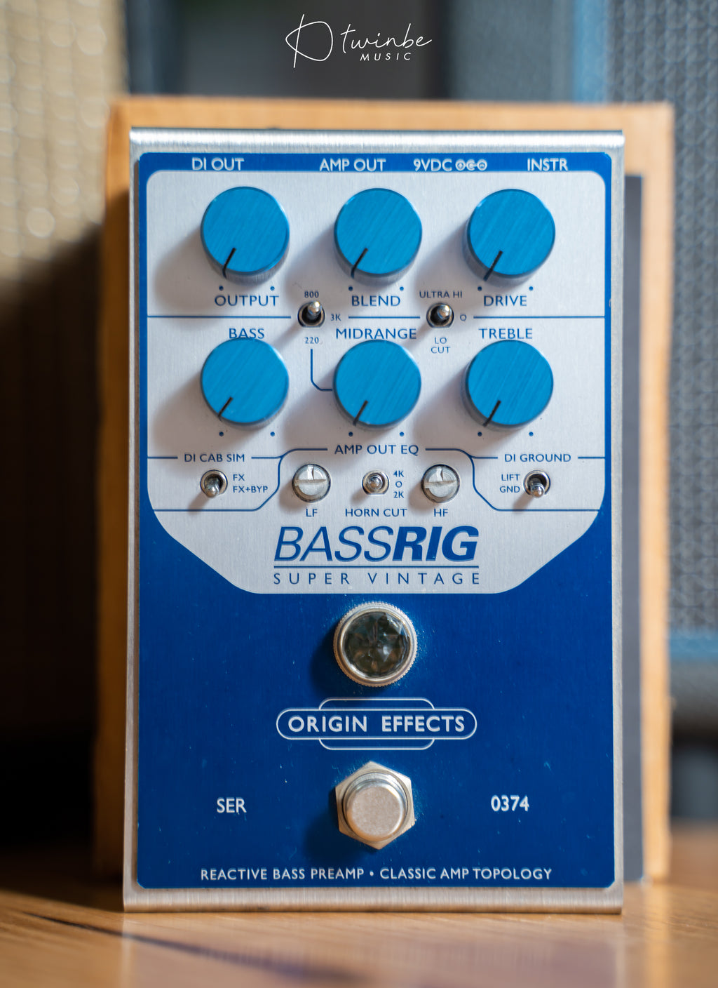 Origin Effects BASSRIG Super Vintage Bass Preamp