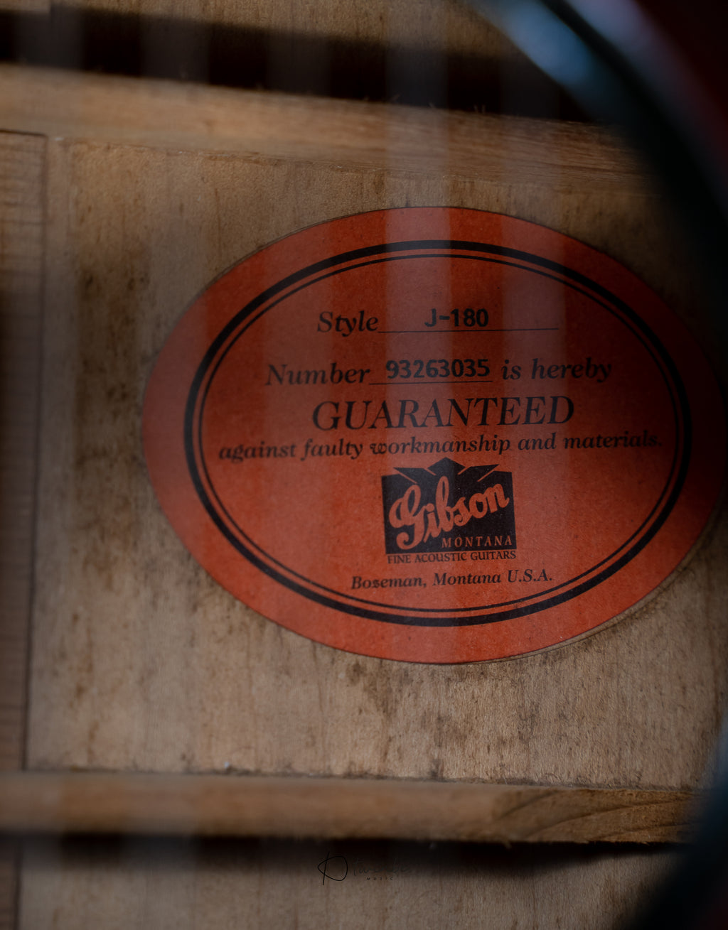 1993 Gibson J-180 Original Vintage Limited