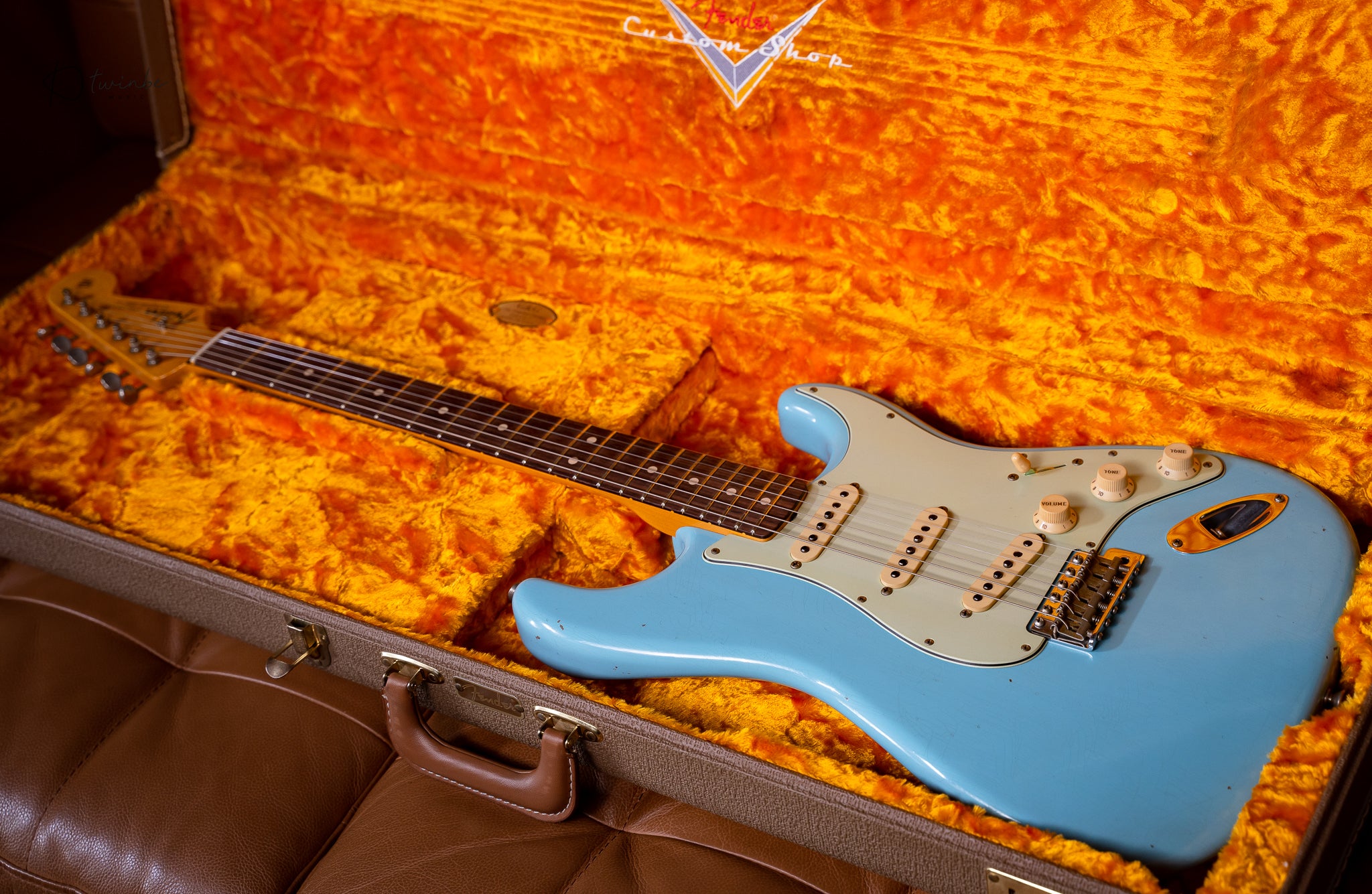 Fender Masterbuilt Yuriy Shishkov 1963 Stratocaster Journeyman Relic in Sonic Blue