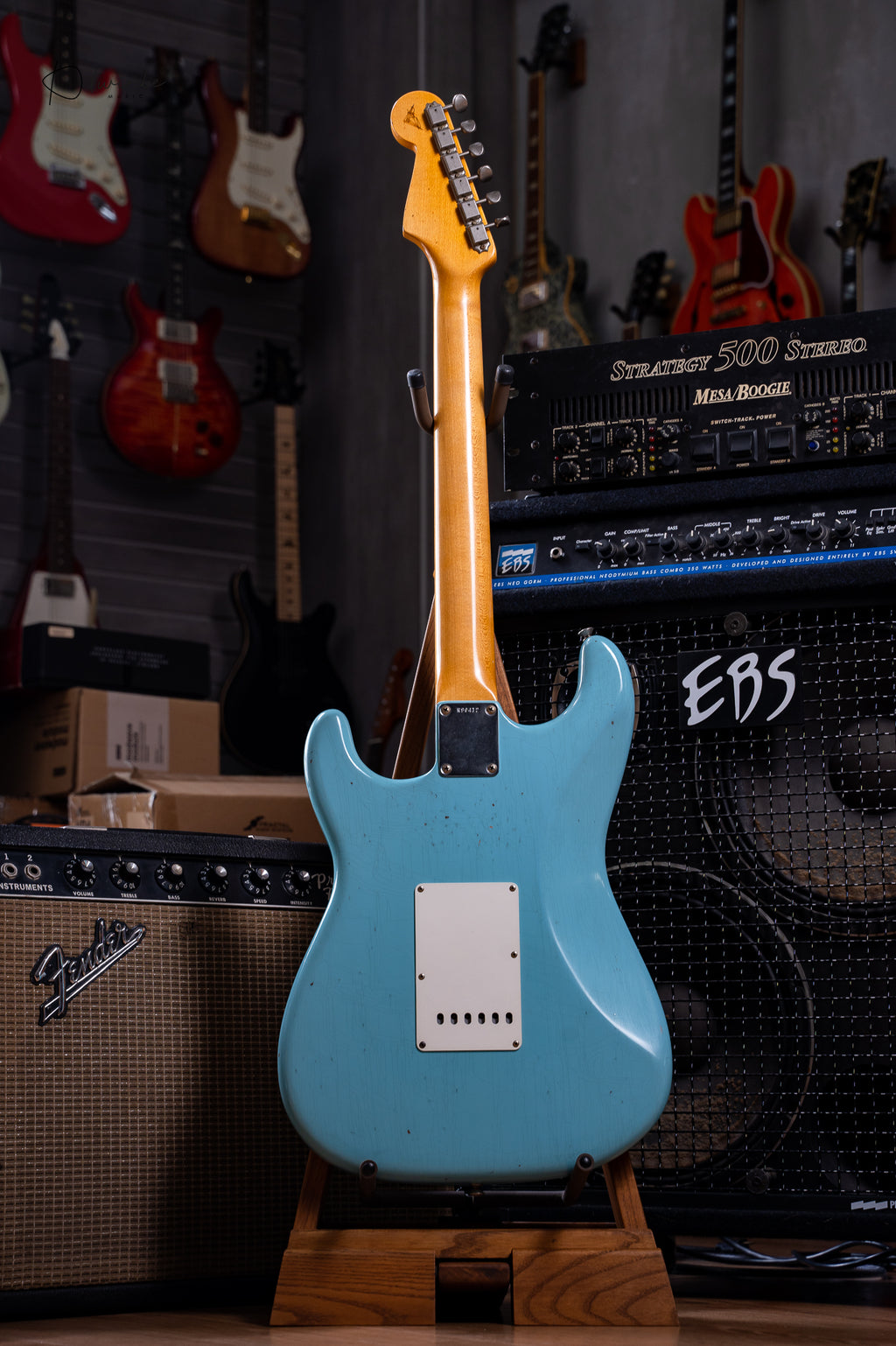 Fender Masterbuilt Yuriy Shishkov 1963 Stratocaster Journeyman Relic in Sonic Blue