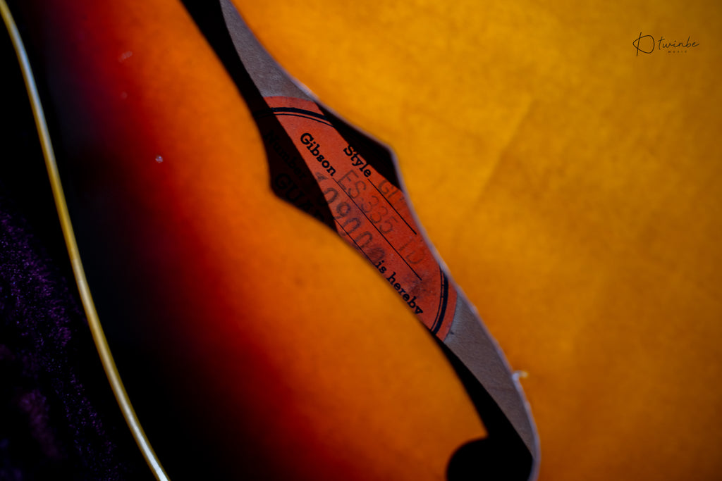 Vintage 1967 Gibson ES-335 TD Sunburst All Original