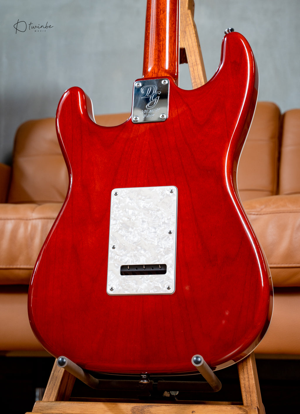 Don Grosh NOS MT-59 Retro Limited Edition "Hamilton Strat" Deep Vintage Cherry Burst