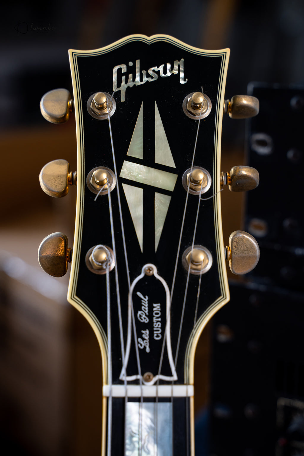 Gibson Custom Shop Historic 1954 Les Paul Custom with Bigsby Black Beauty