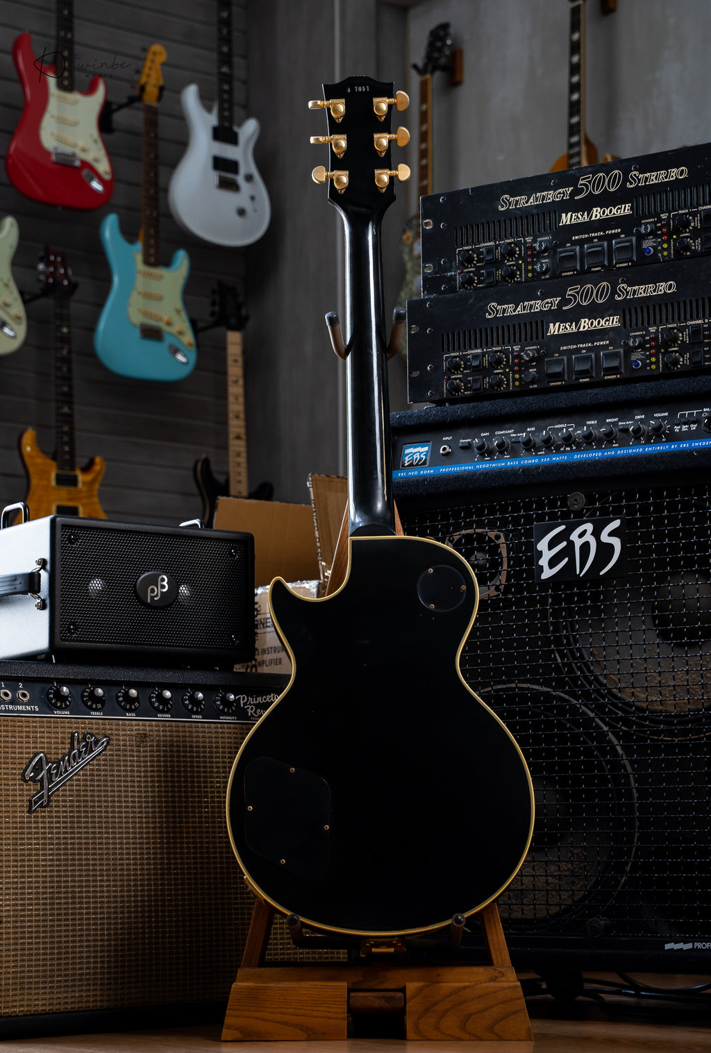 Gibson Custom Shop Historic 1954 Les Paul Custom with Bigsby Black Beauty