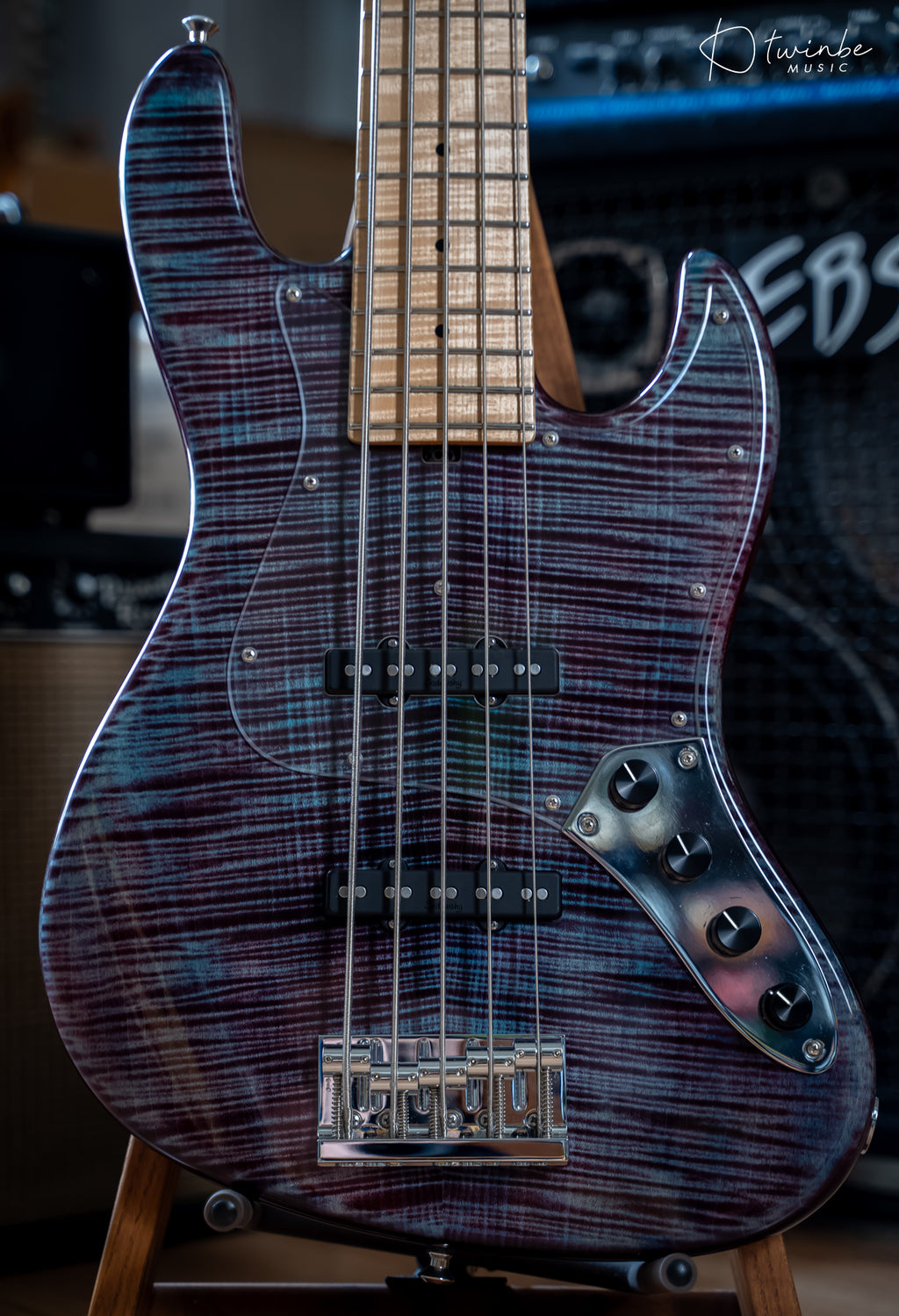 Sadowsky Customshop Series Vintage 5-String Midnight Blue Burst
