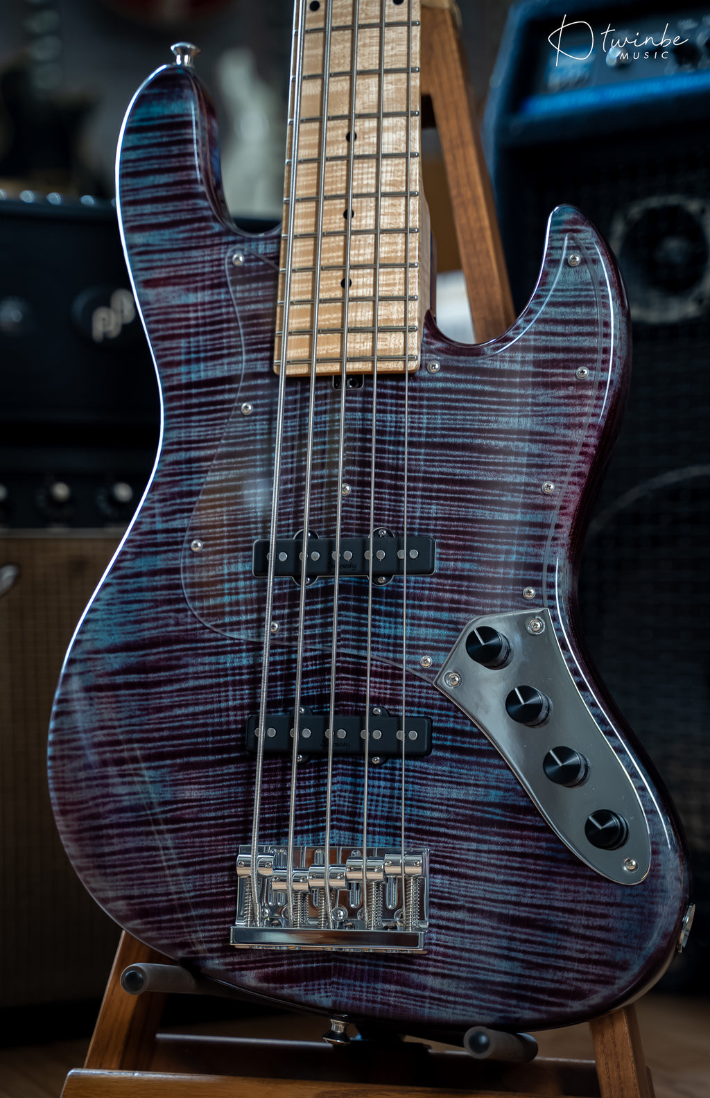 Sadowsky Customshop Series Vintage 5-String Midnight Blue Burst