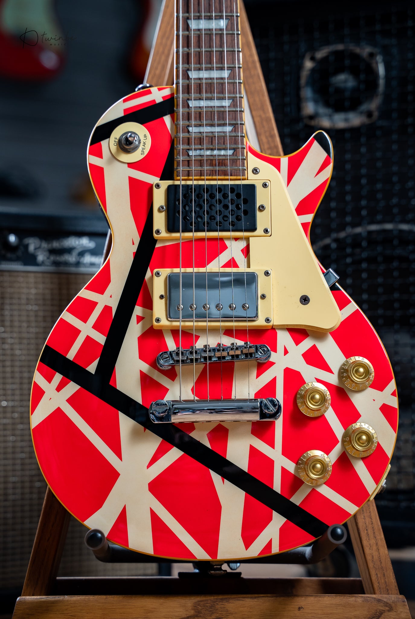 Edwards by ESP Mini Les Paul Limited Edition Les Paul Eddie Van Halen Stripes