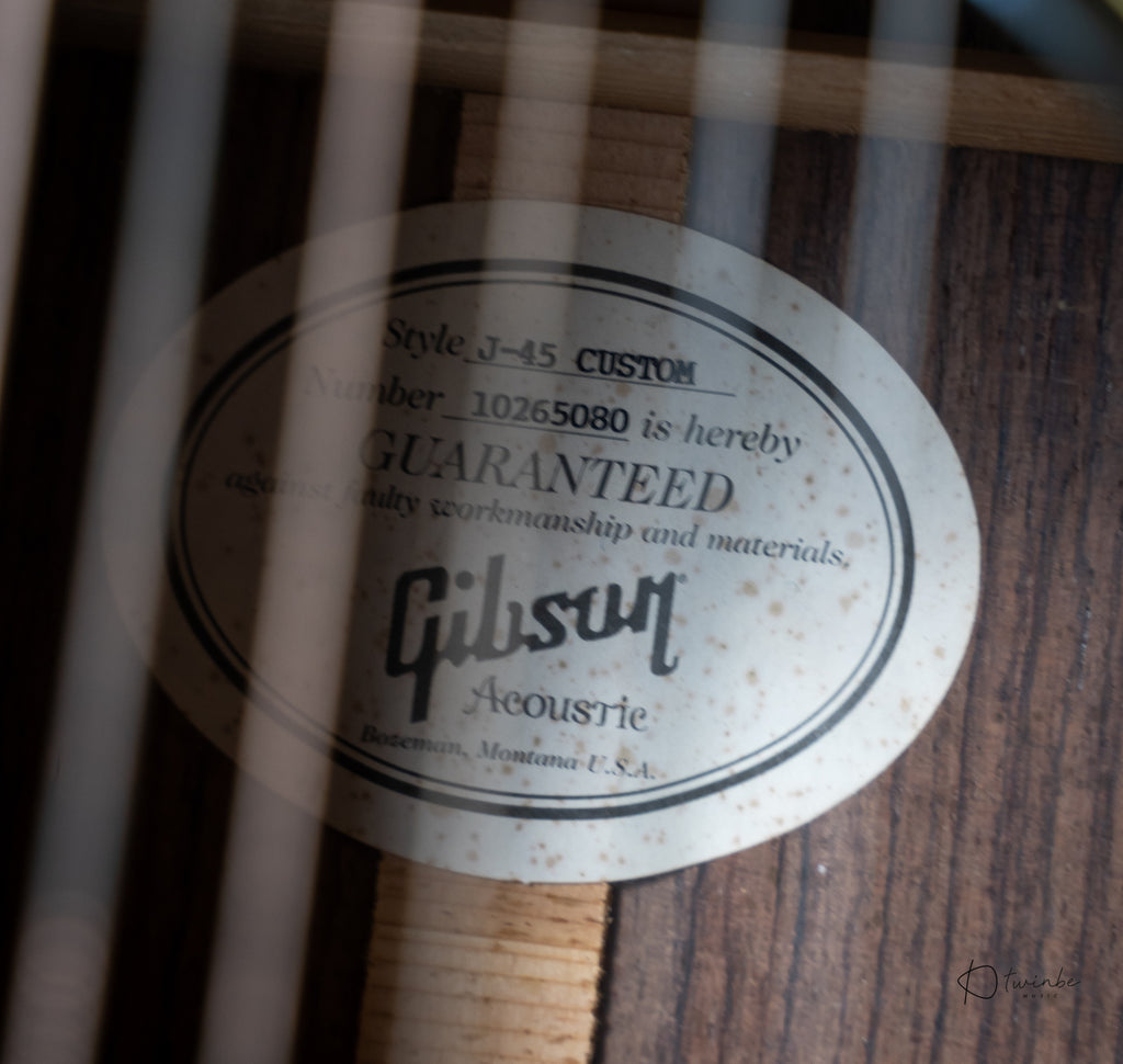 2015 Gibson J-45 Custom Rose Flower