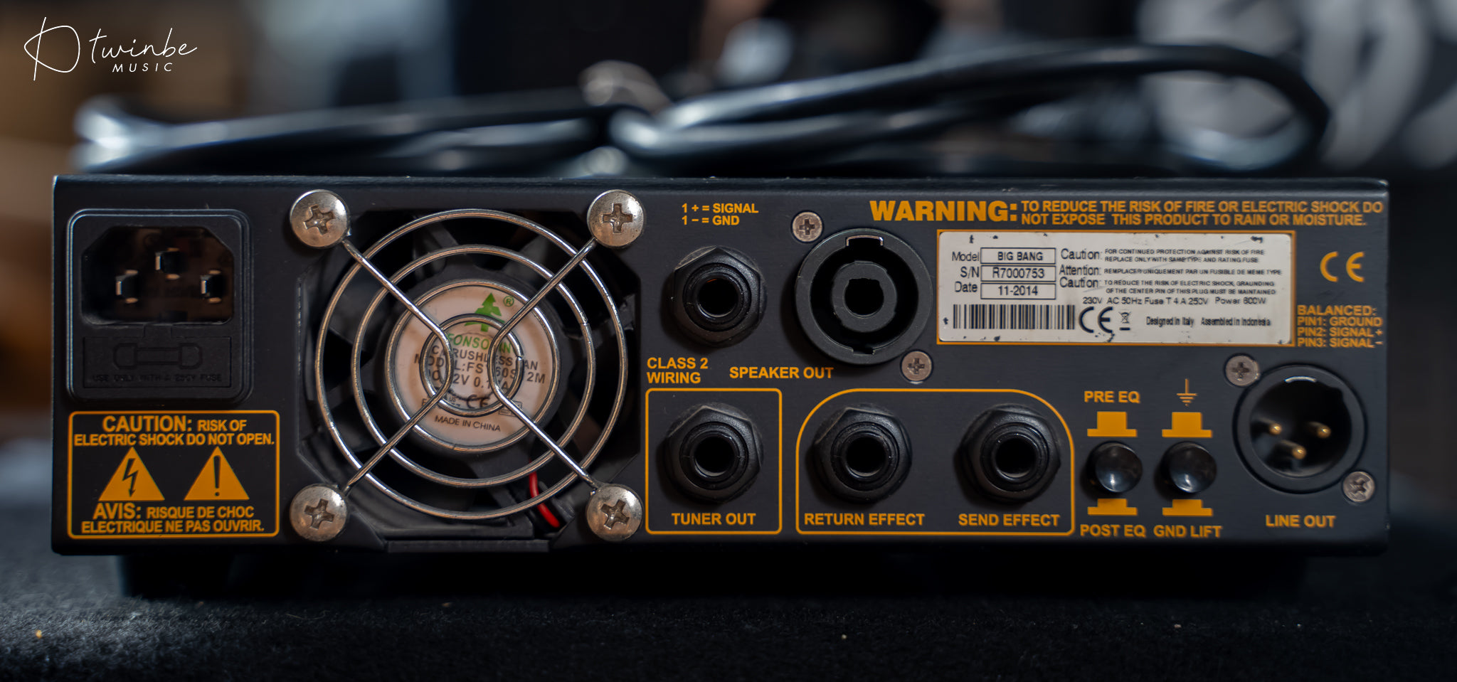 Mark Bass Big Bang and Markbass New York 121 Speaker Cabinet