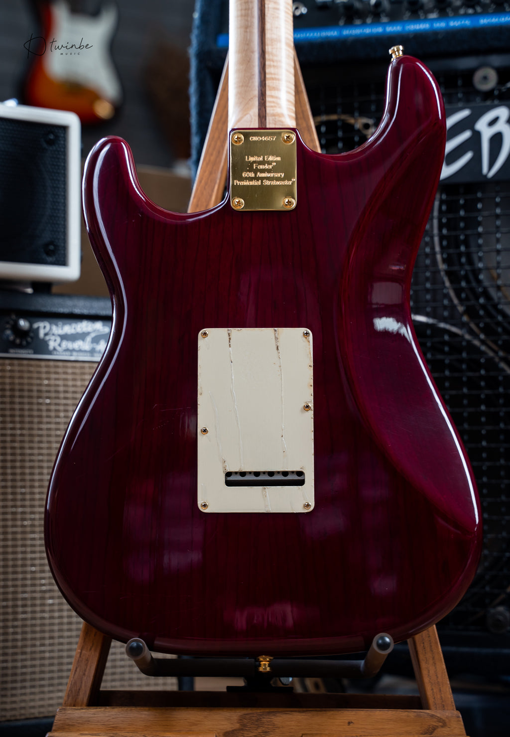 Fender Custom Shop 60th Anniversary Presidential Select Stratocaster Wine Red Limited 100 Made