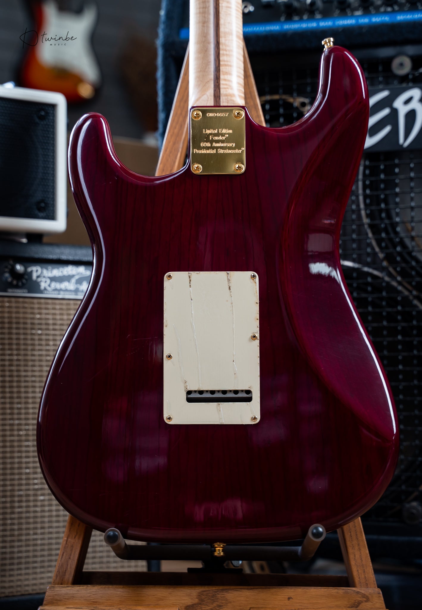 Fender Custom Shop 60th Anniversary Presidential Select Stratocaster Wine Red Limited 100 Made