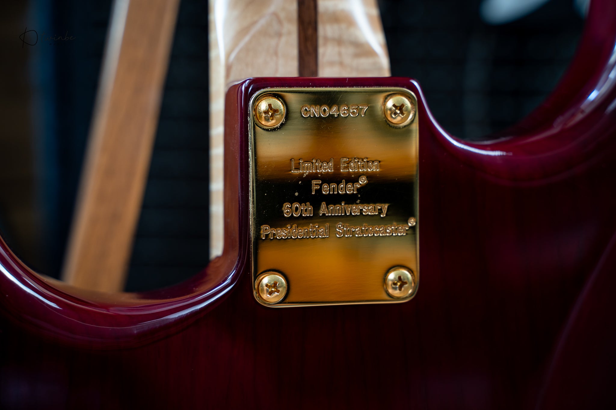 Fender Custom Shop 60th Anniversary Presidential Select Stratocaster Wine Red Limited 100 Made