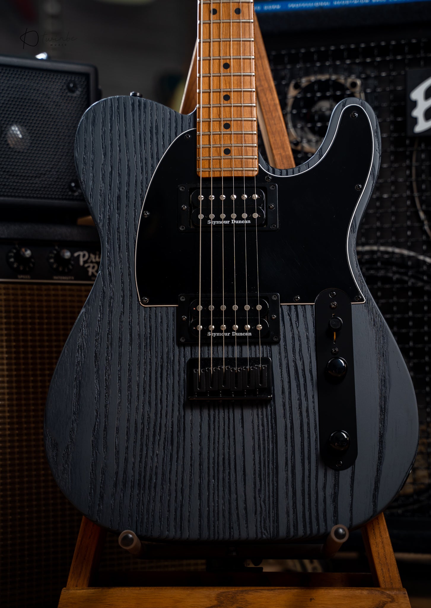 Fender Limited Edition American Professional II Telecaster HH Sand blasted Smoke