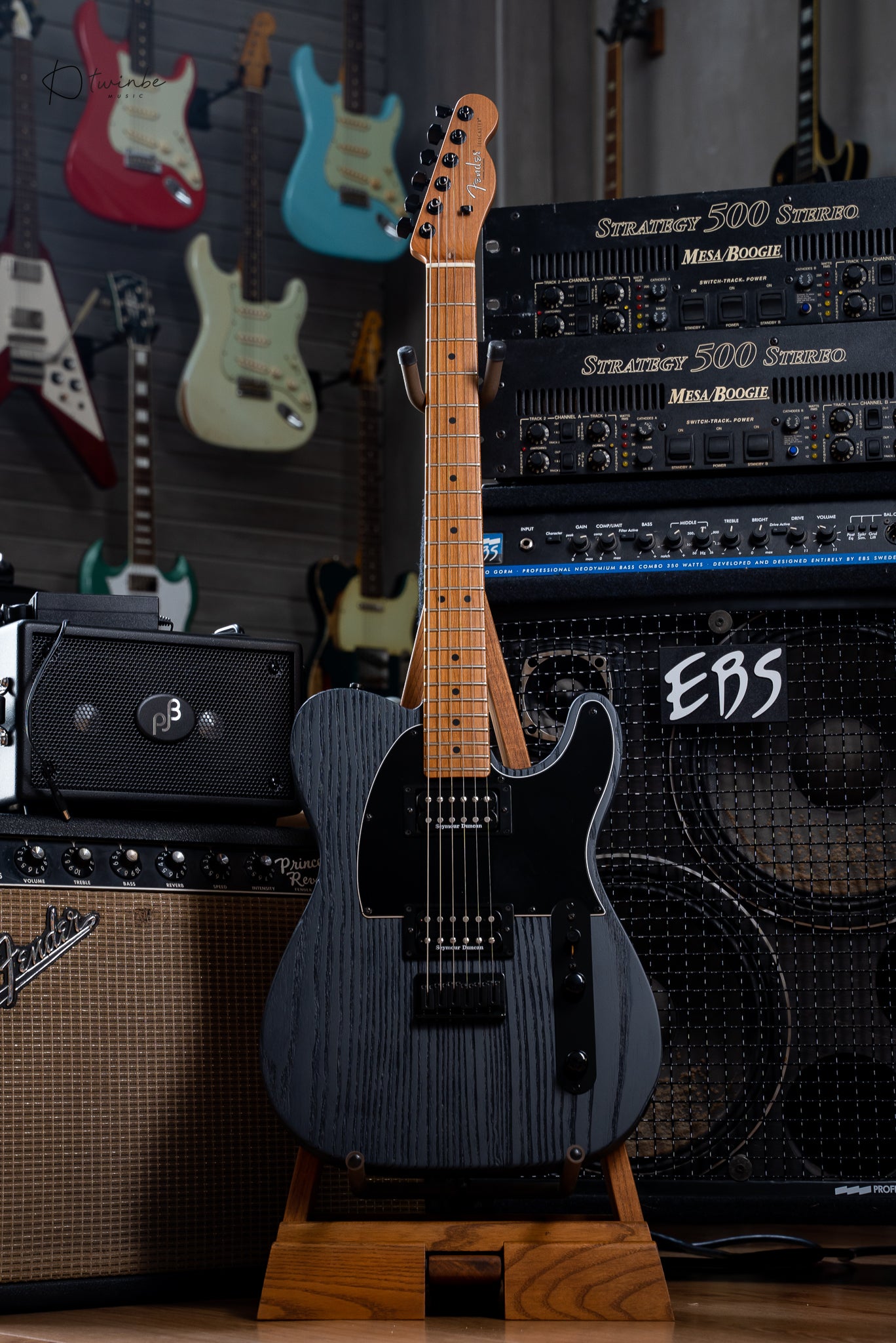 Fender Limited Edition American Professional II Telecaster HH Sand blasted Smoke