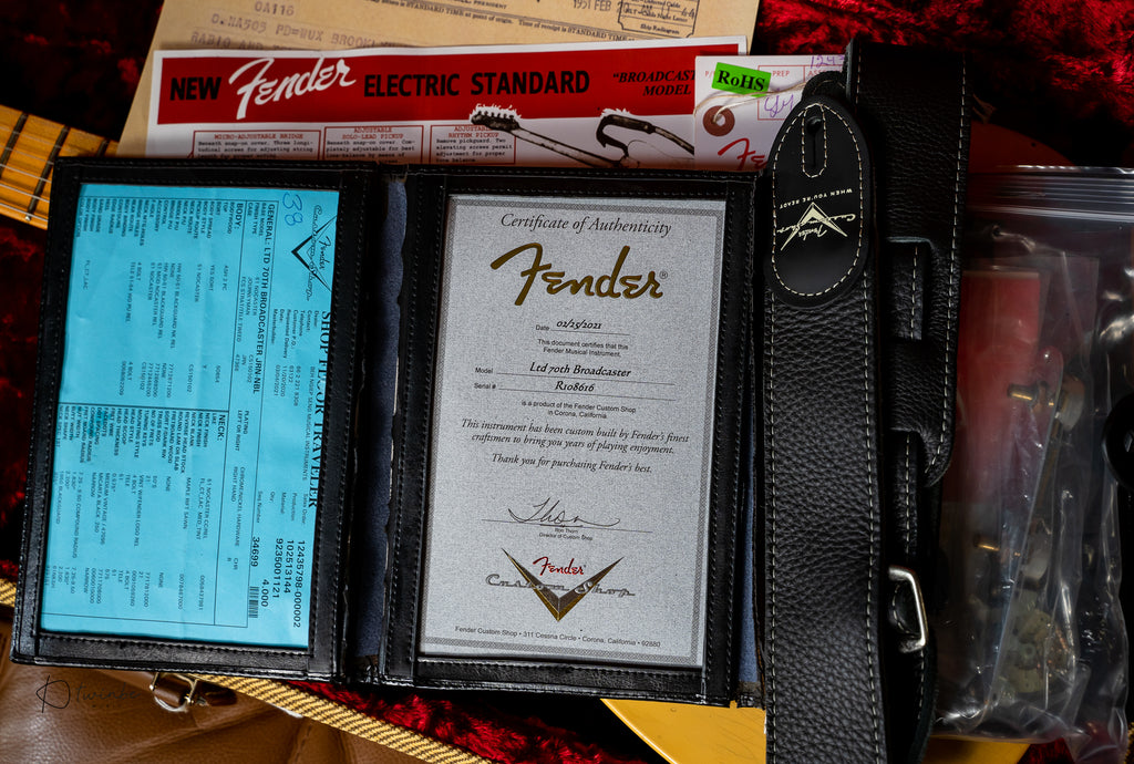 Fender Custom Shop "Limited Edition" 70th Anniversary "Broadcaster"￼Journeyman Relic