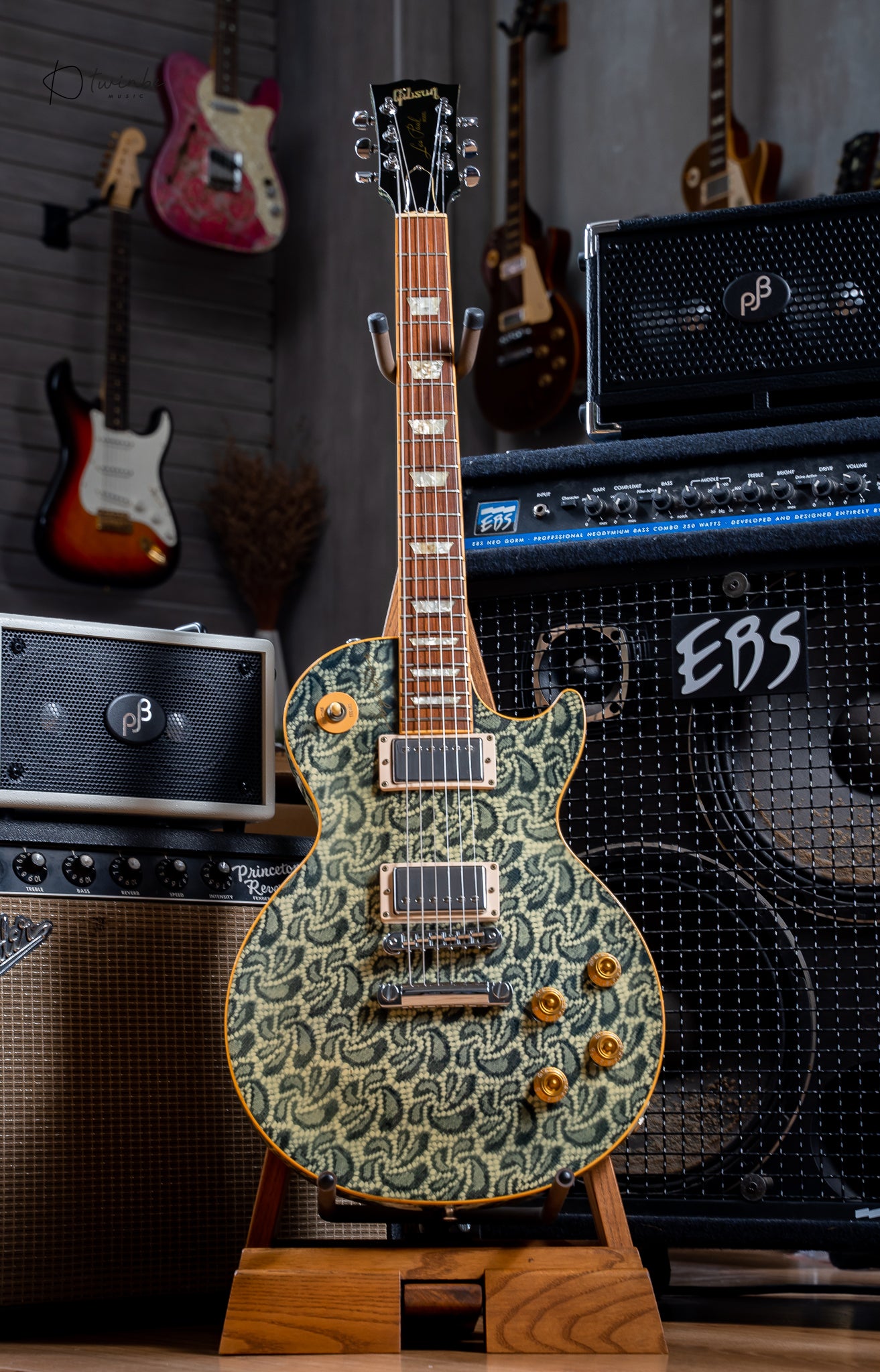 1996 Gibson George St. Pierre Tie Dye Paisley Les Paul Limited Run #98 of 103