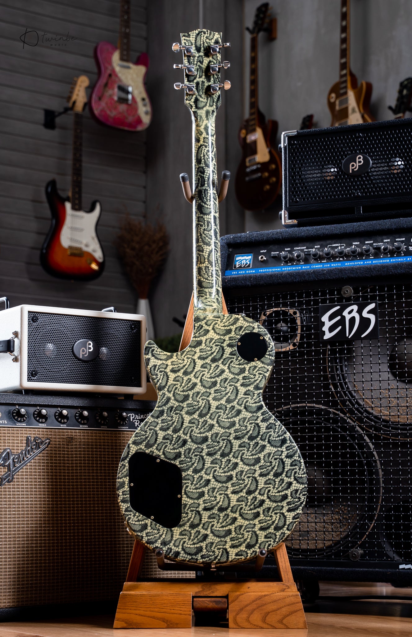 1996 Gibson George St. Pierre Tie Dye Paisley Les Paul Limited Run #98 of 103
