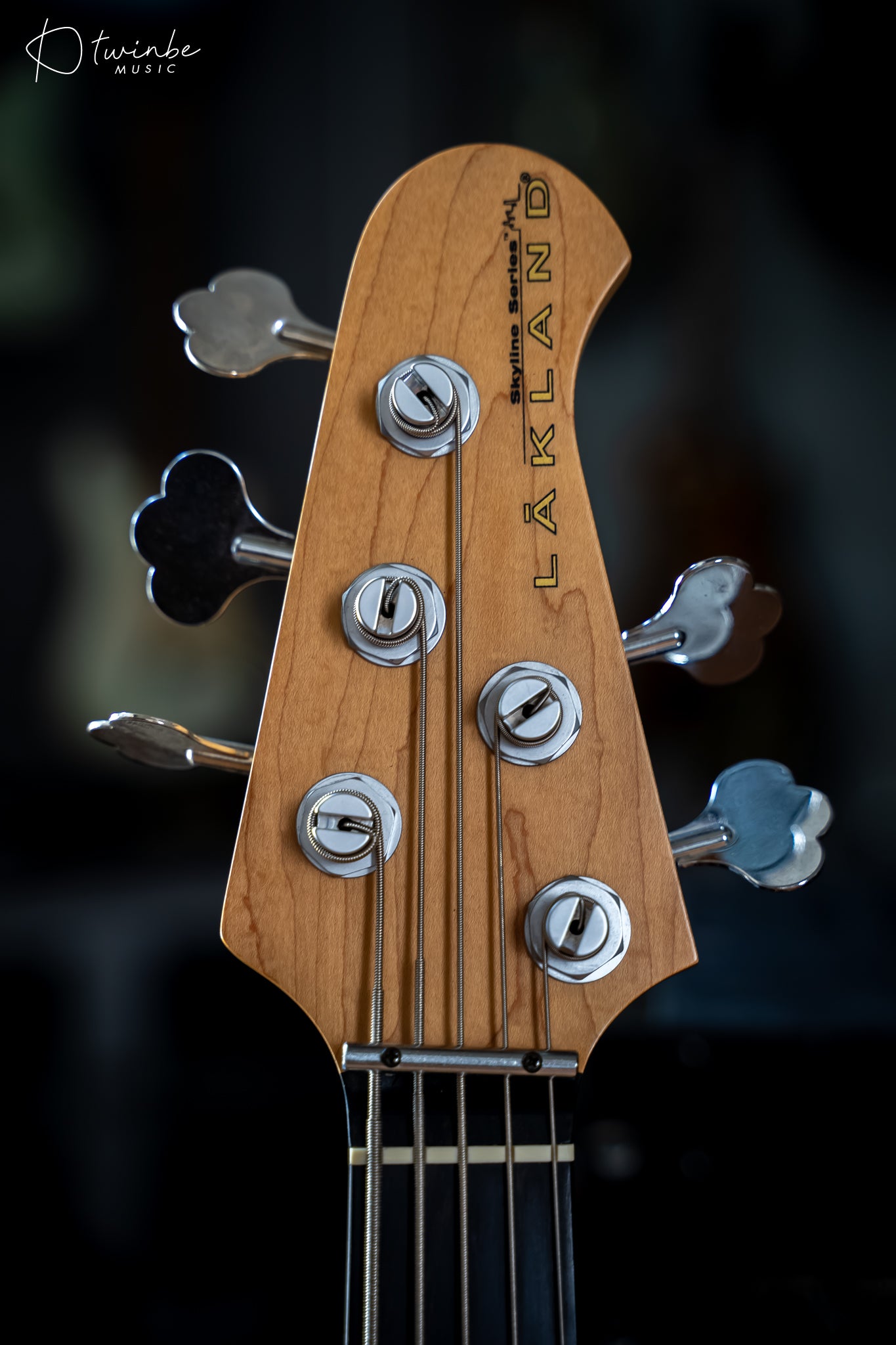 Lakland 55-02 Standard Sunburst Finish Ebony LIned Fretless