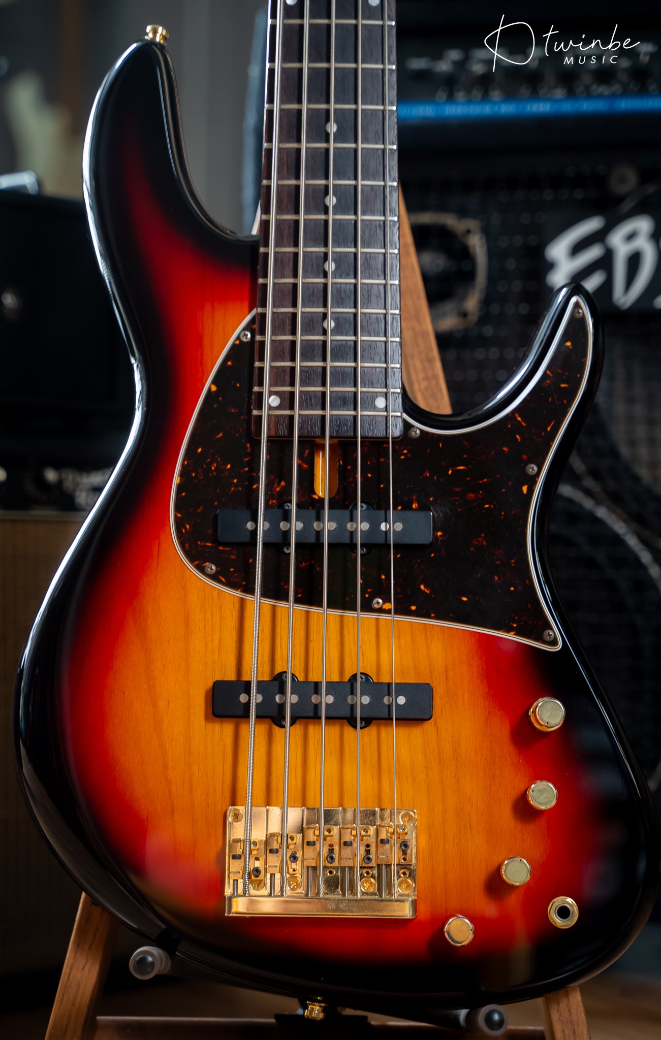 Fodera NYC Empire 5 String Bass Sunburst