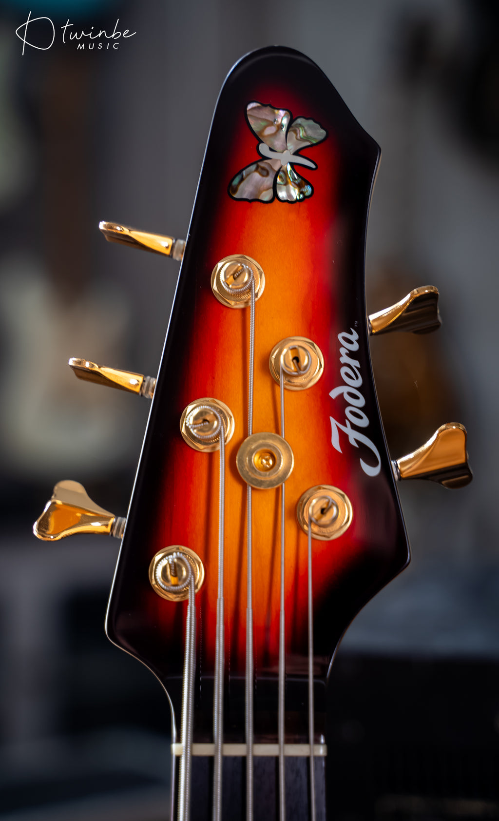 Fodera NYC Empire 5 String Bass Sunburst