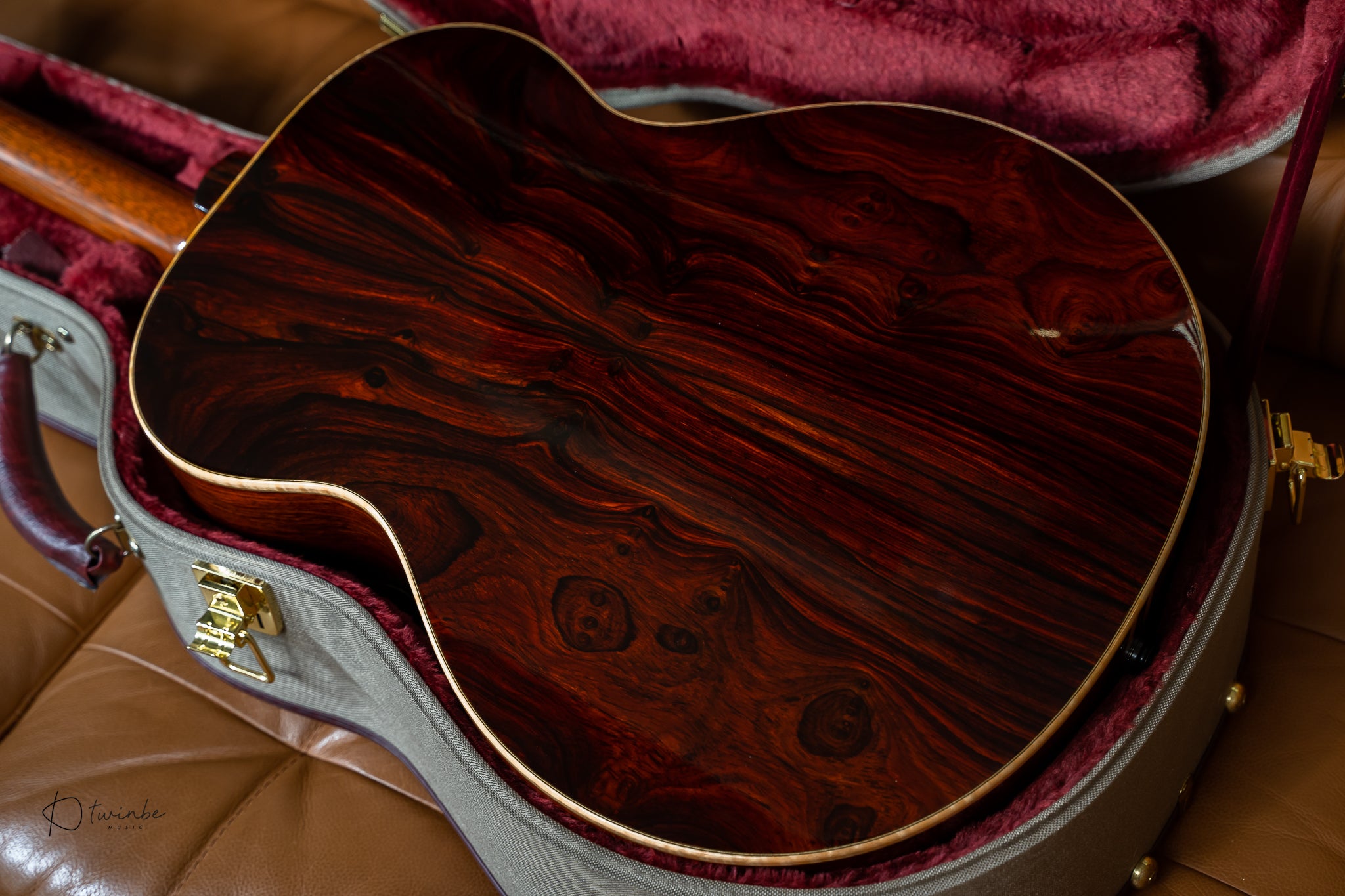 PRS Steve Fischer Tonare Grand Acoustic Guitar Bearclaw Cocobolo Private Stock