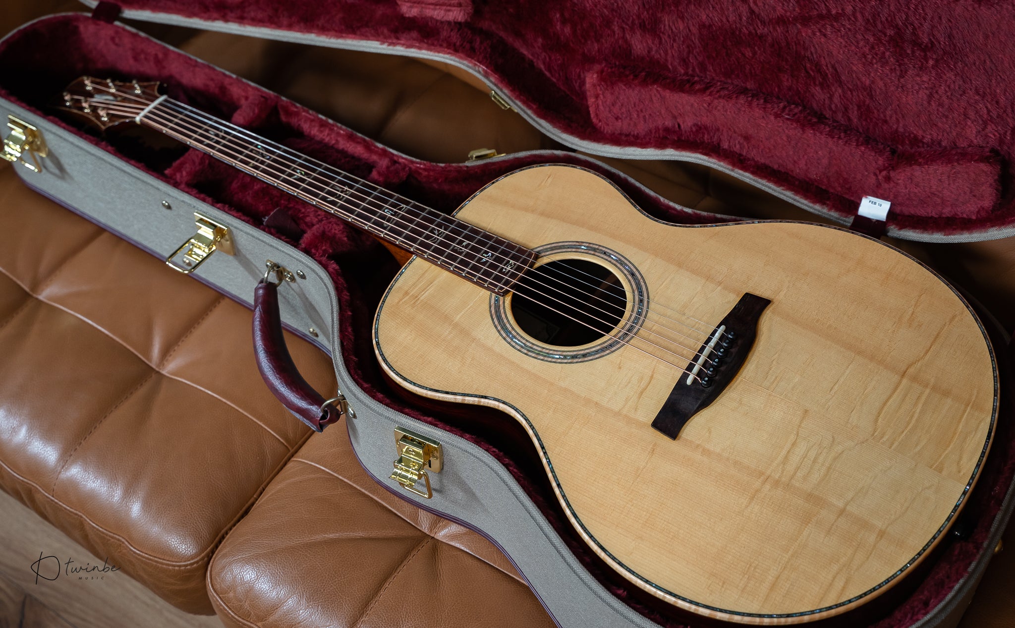PRS Steve Fischer Tonare Grand Acoustic Guitar Bearclaw Cocobolo Private Stock