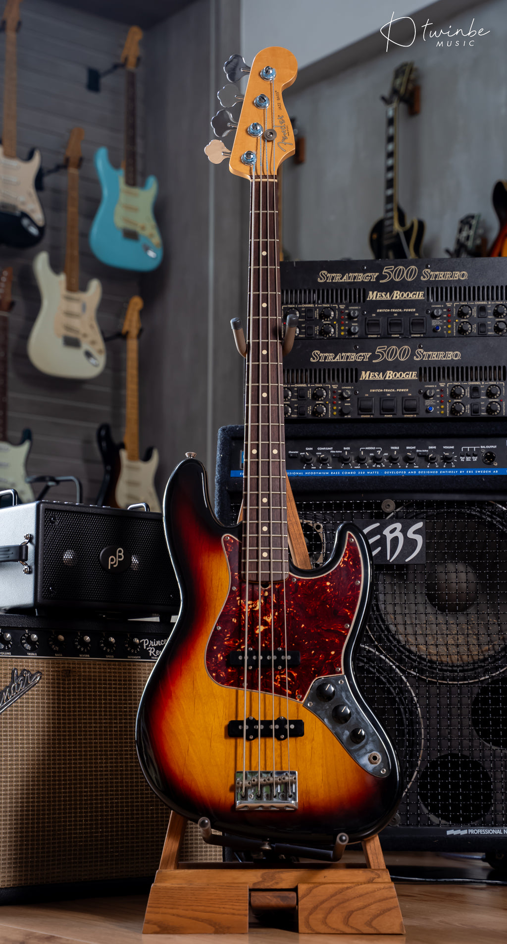 Fender American Standard Jazz Bass SunBurst 4 String Bass
