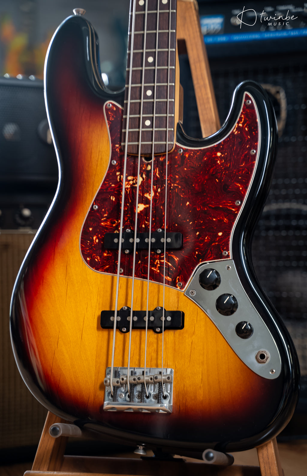 Fender American Standard Jazz Bass SunBurst 4 String Bass