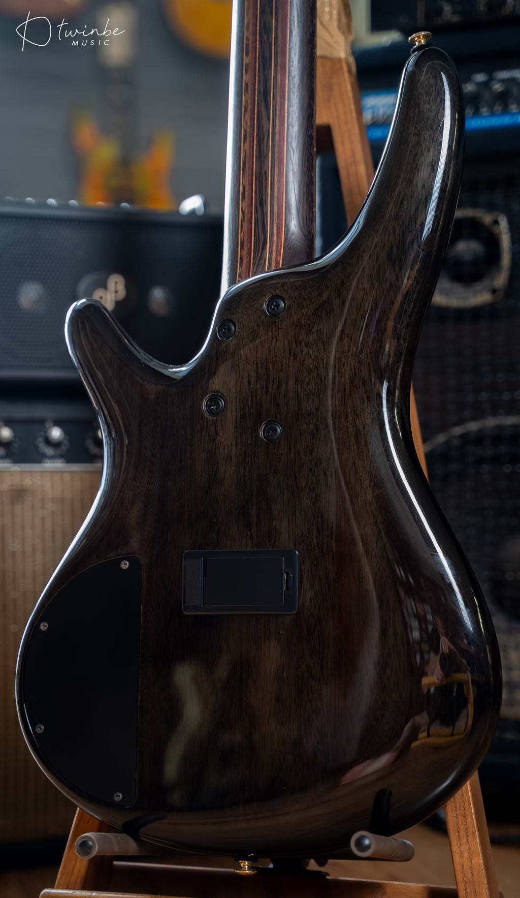 Ibanez Premium SR2605 Cerulean Blue Burst Bass