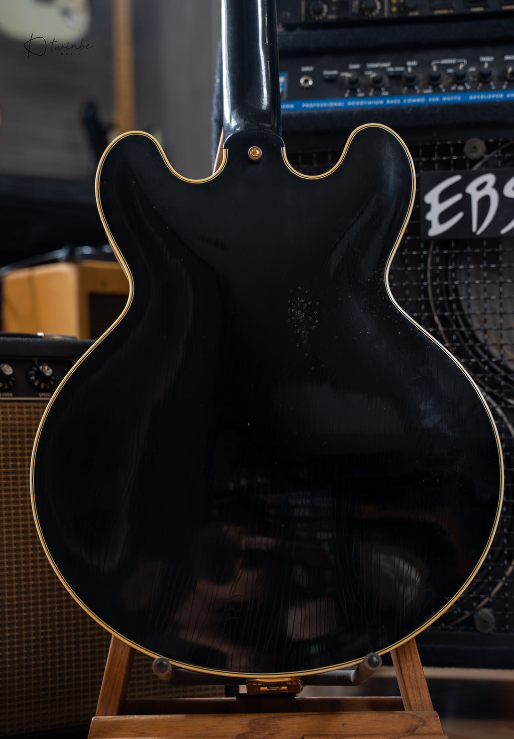 Gibson Custom Shop Murphy Lab 1959 ES-355 Bigsby Ebony Light Aged