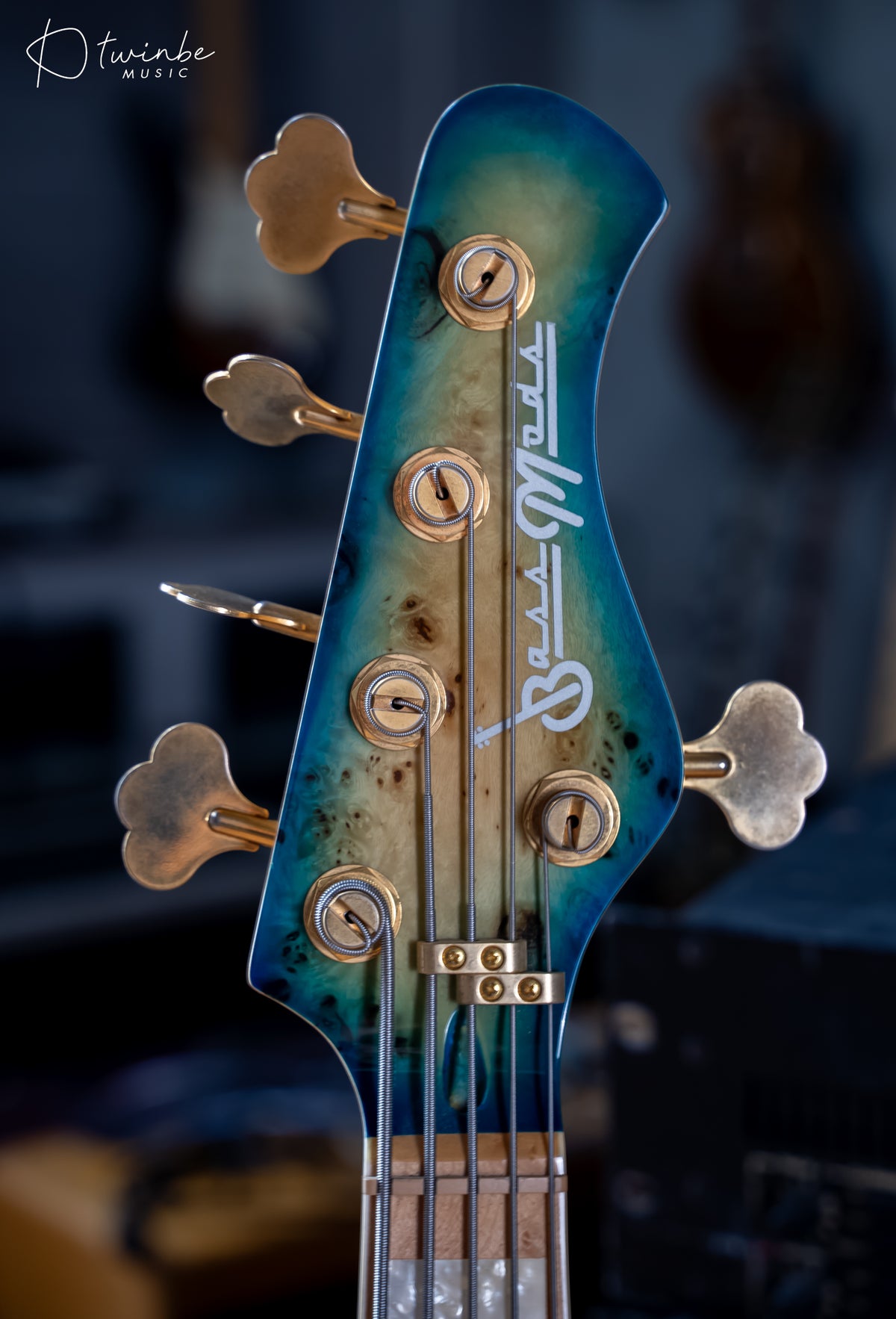 Bassmods K534 Aqua Finish with Bartolini Pickup