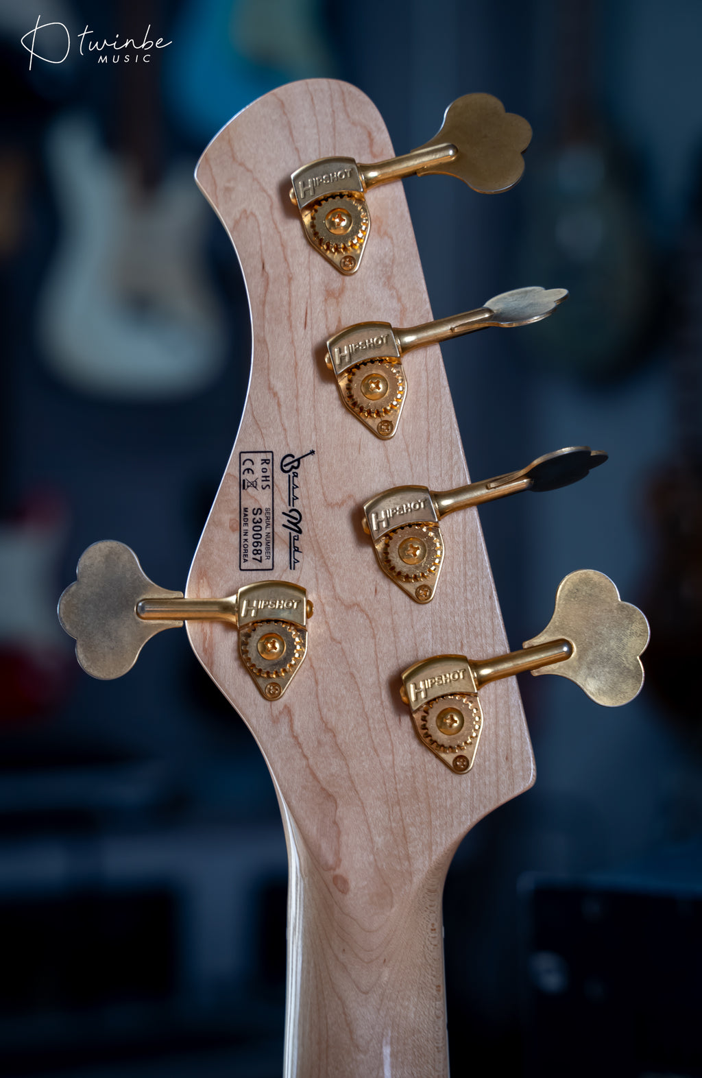 Bassmods K534 Aqua Finish with Bartolini Pickup