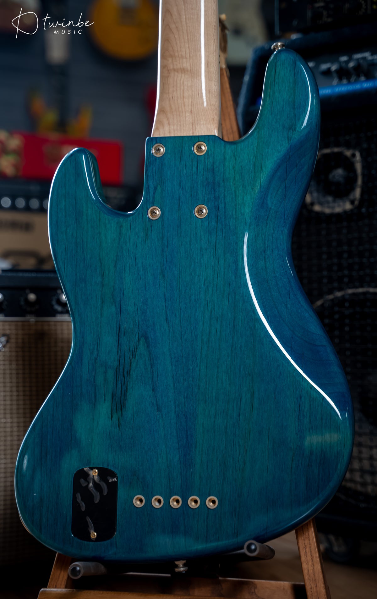 Bassmods K534 Aqua Finish with Bartolini Pickup
