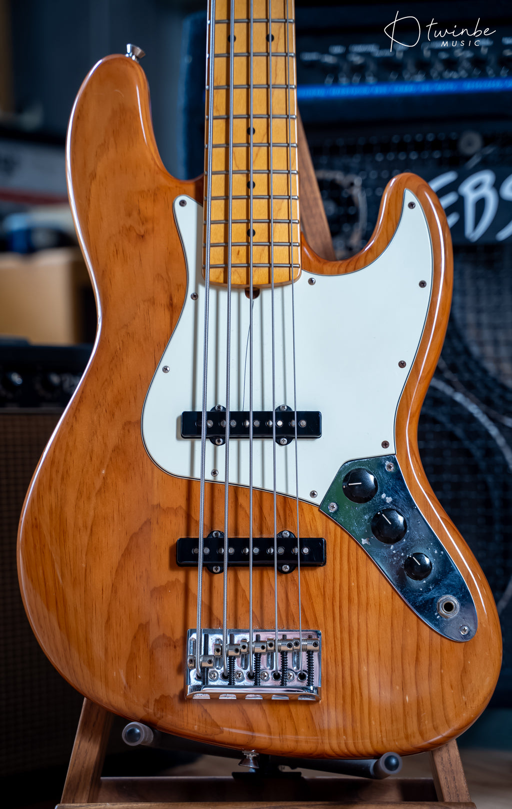 Fender American Professional II Jazz Bass V Roasted Pine