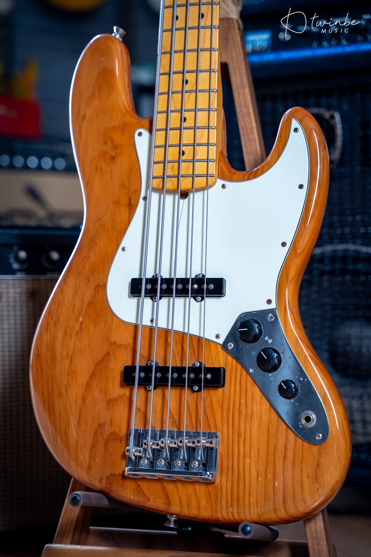 Fender American Professional II Jazz Bass V Roasted Pine