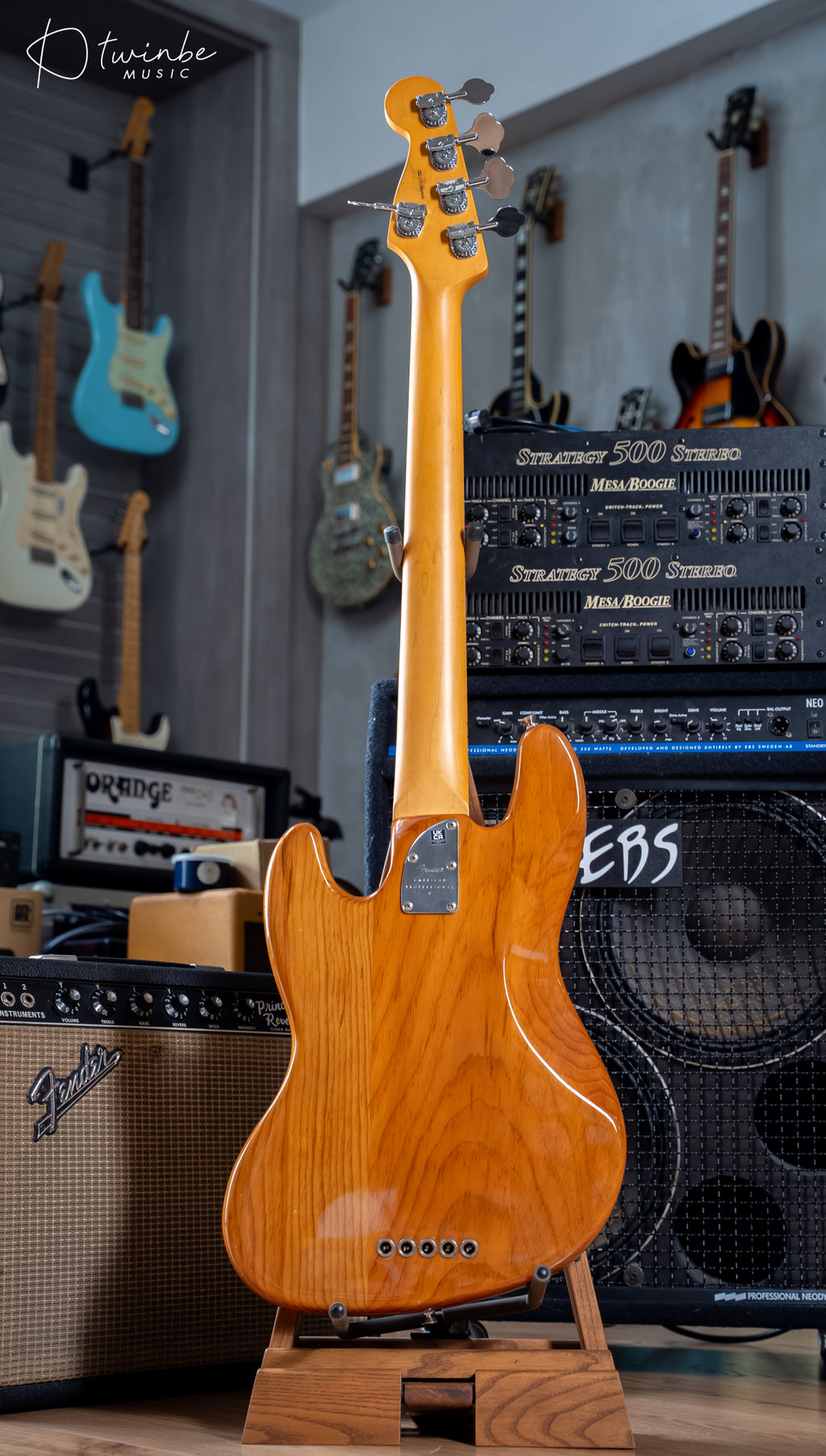 Fender American Professional II Jazz Bass V Roasted Pine