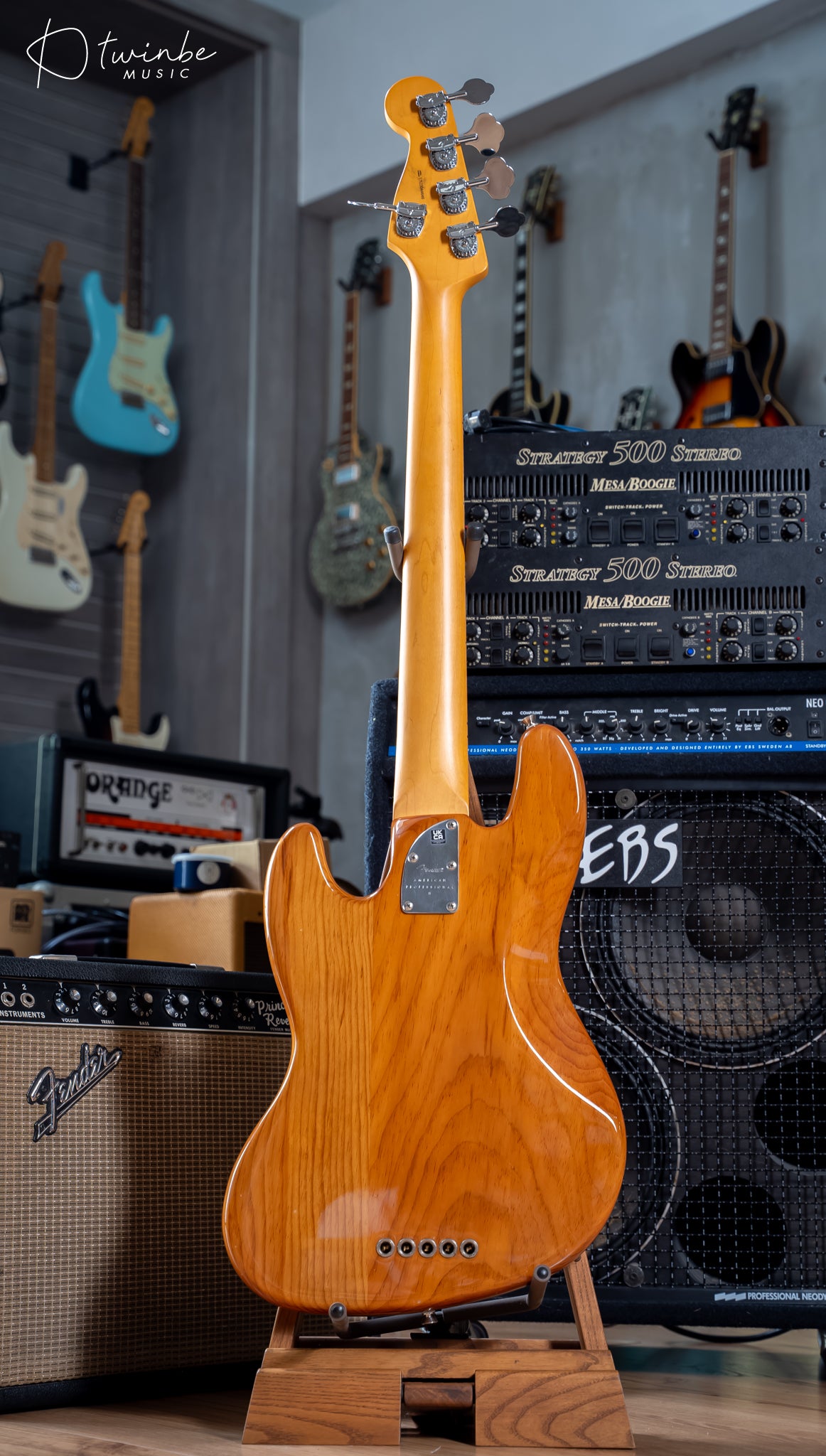 Fender American Professional II Jazz Bass V Roasted Pine