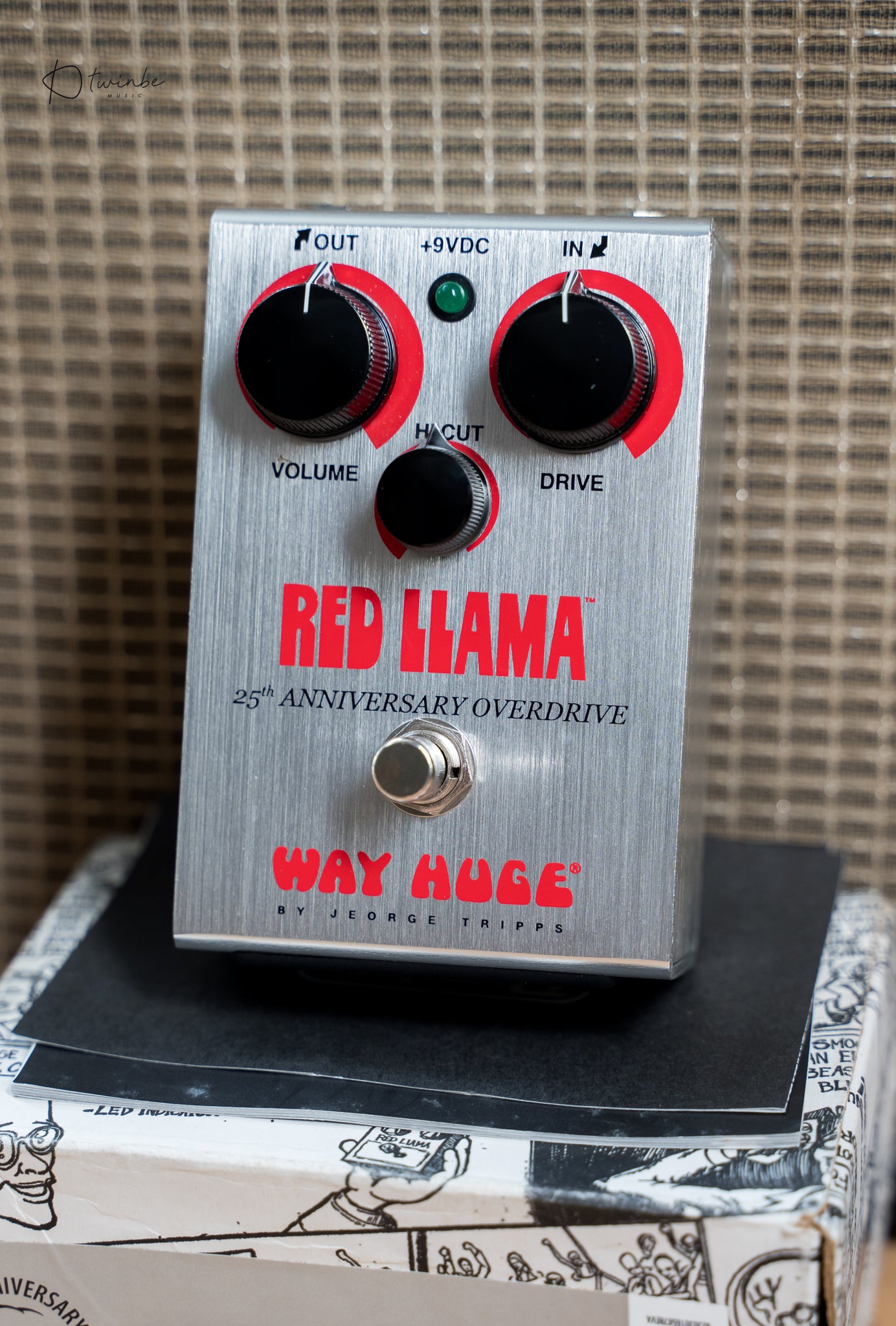 Way Huge Red Llama 25th Anniversary Overdrive Pedal