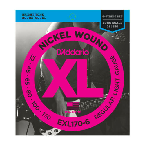 D'addario 6 String EXL170-6 - Long Scale (32-130)