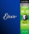Elixir 19002 Optiweb Coated Nickel Plated Electric Guitar Strings Super Light 9-42
