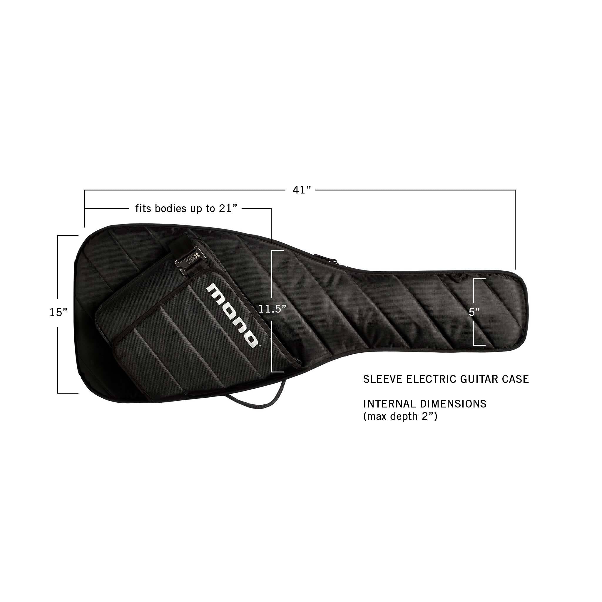 MONO M80 Sleeve Electric Guitar Case, Black (M80-SEG-BLK)