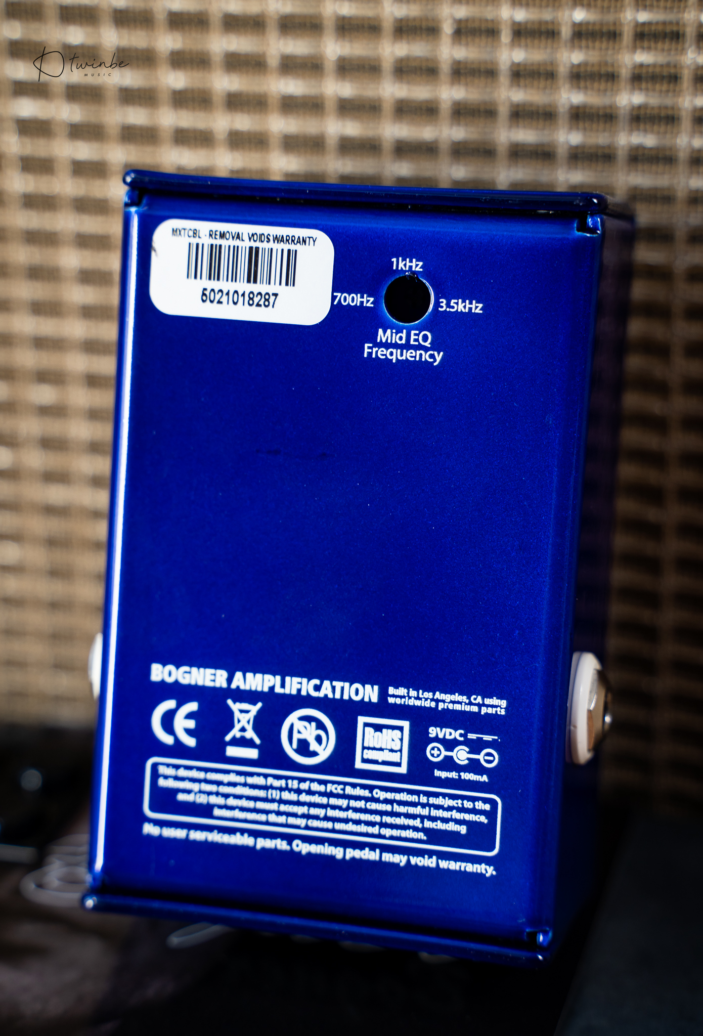 Bogner Ecstasy Blue Mini Overdrive Pedal - Twinbemusic