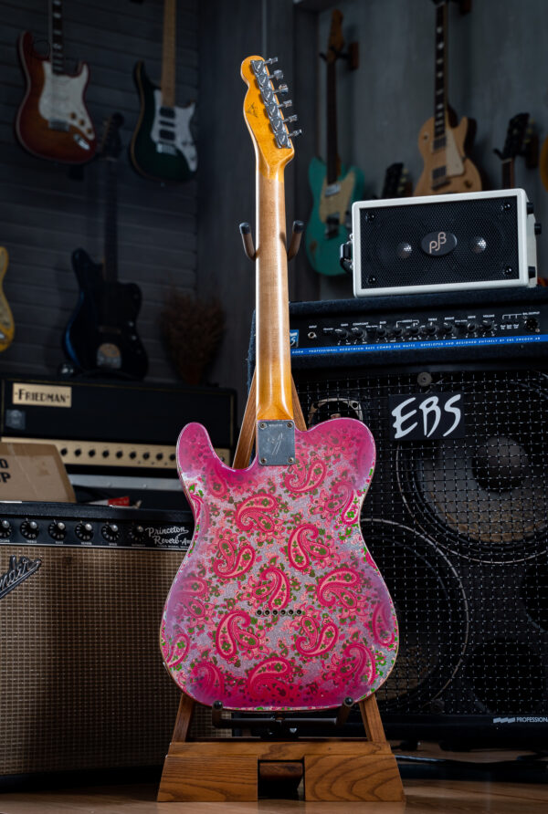 Fender Masterbuilt Greg Fessler 1969 Thinline Telecaster Heavy Relic Pink Paisley - Image 6