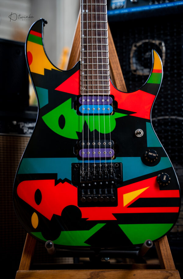 1995 Ibanez JPM100 P1 Featured Multi-Coloured Pickups John Petrucci Signature